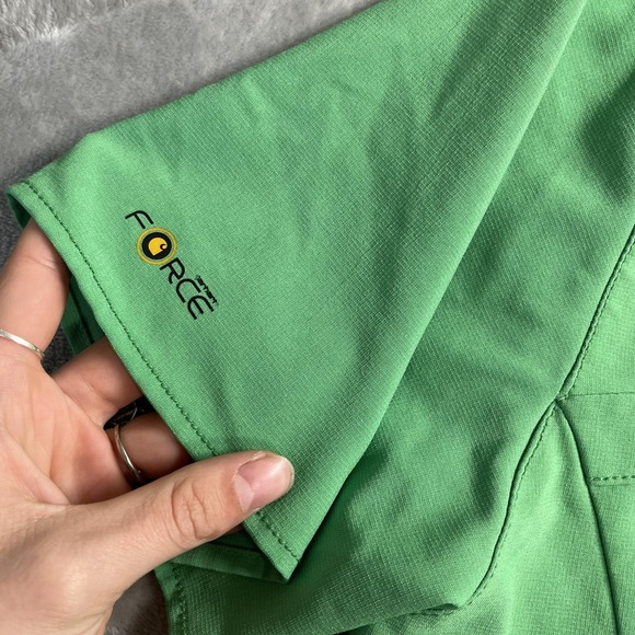 Carhartt Force Scrub Set Womens Large Green V Neck Top Pants Stretch Medical - Picture 2 of 4